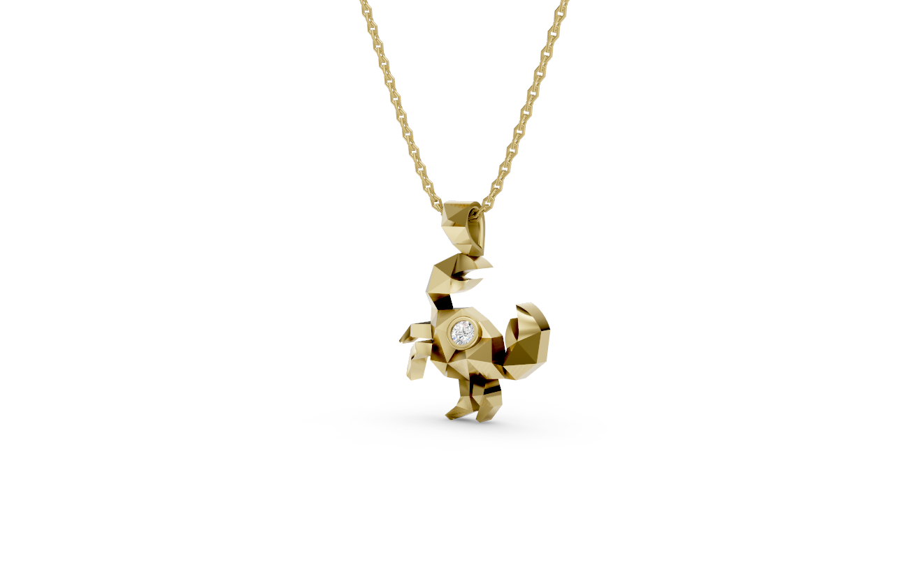 Touche Cancer Pendant