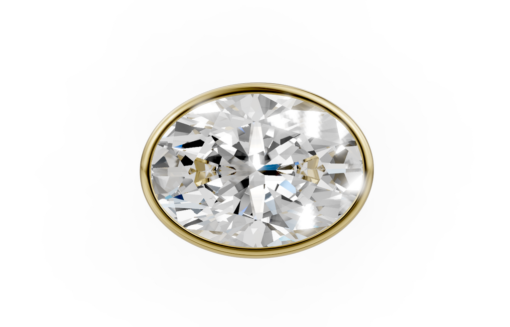 Touche Oval Bezel H Ring