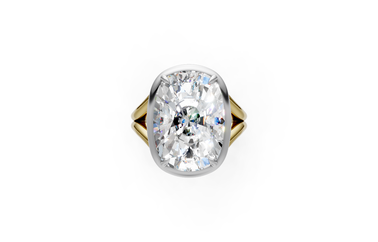 Touche Chunky Ring Cushion Cut