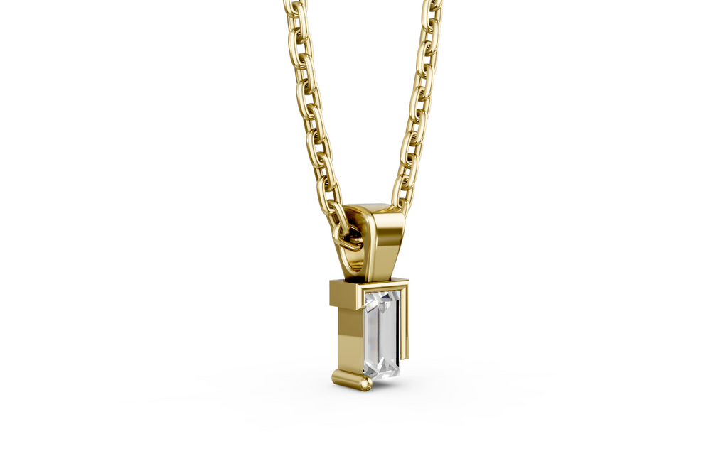 Touche's Semis Baguette Pendant
