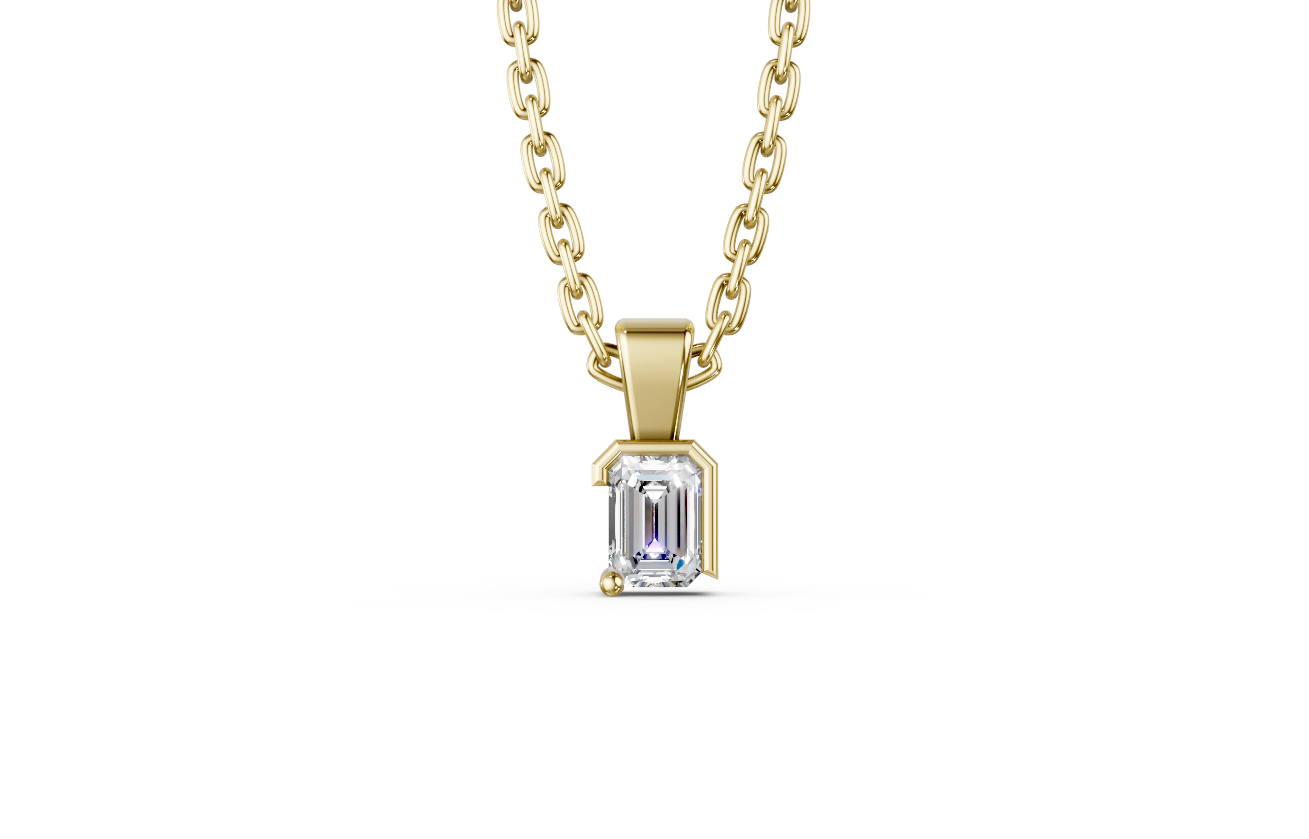 Touche's Semis Emerald Pendant