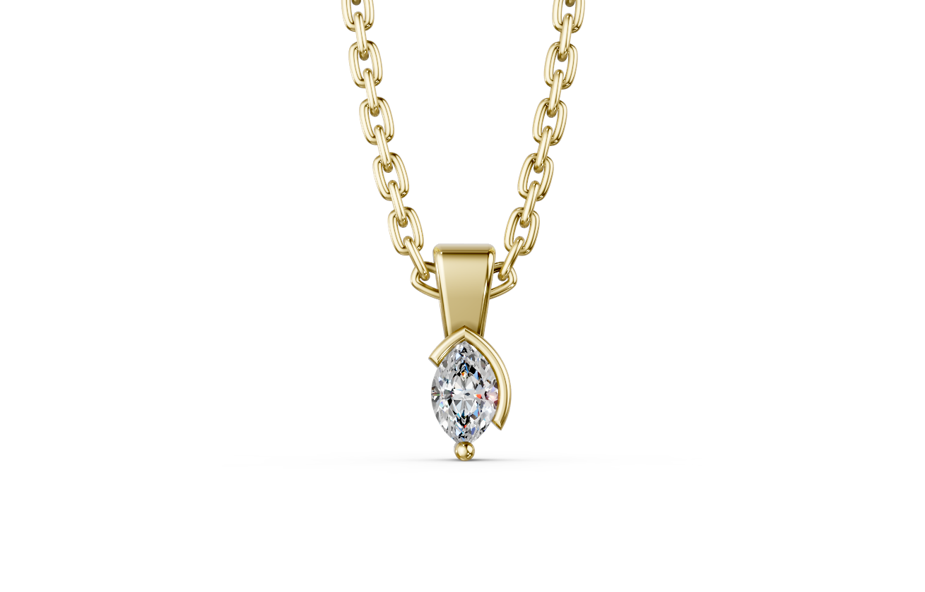 Touche's Semis Marquise Pendant