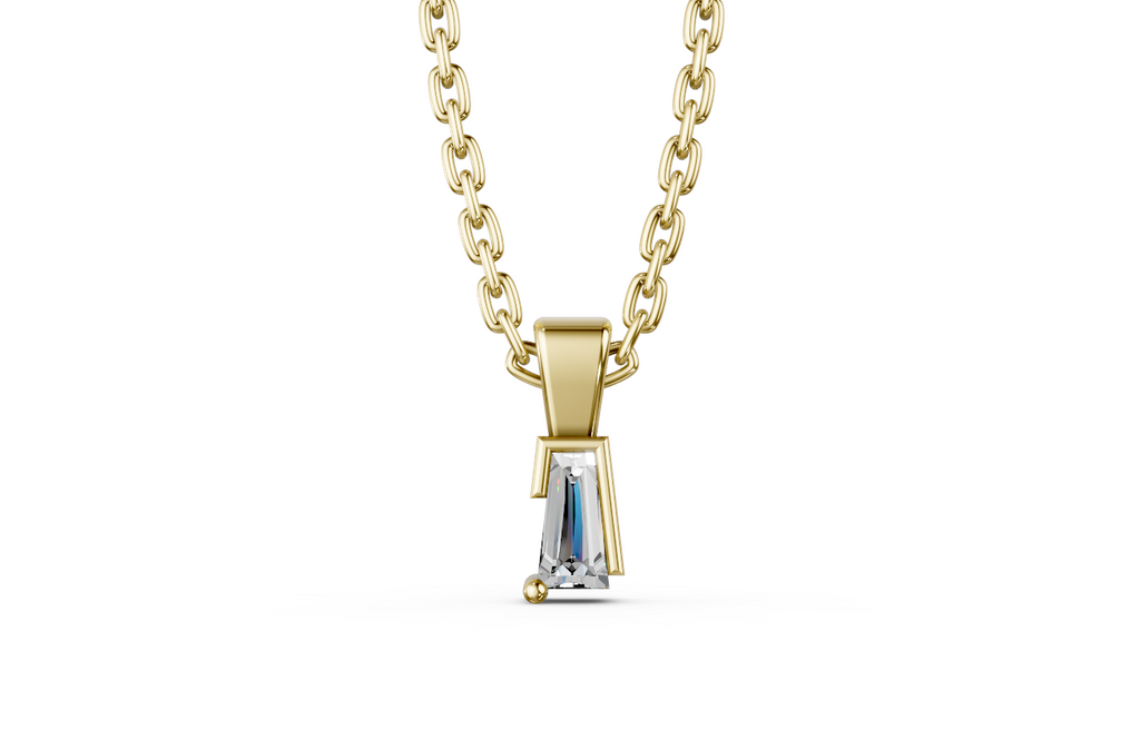 Touche's Semis Tapered Baguette Pendant