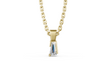Touche's Semis Tapered Baguette Pendant
