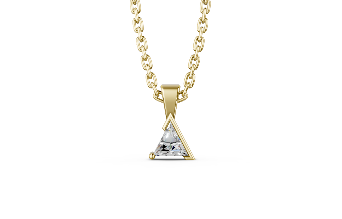 Touche's Semis Triangle Pendant