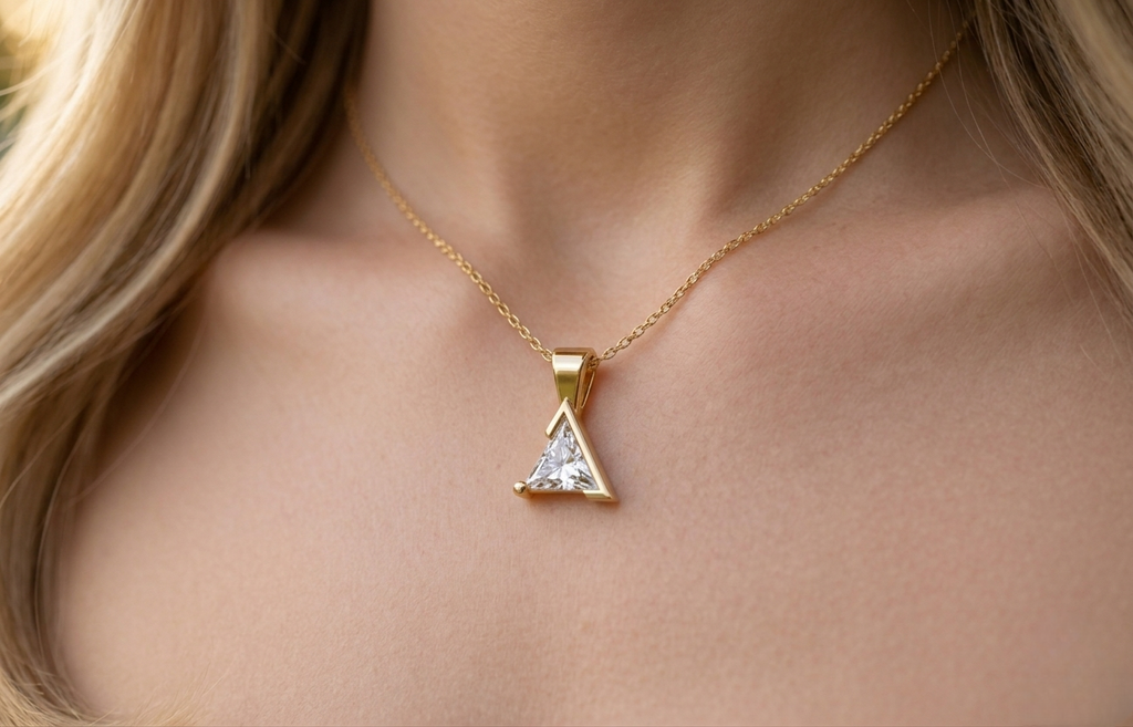Touche's Semis Triangle Pendant