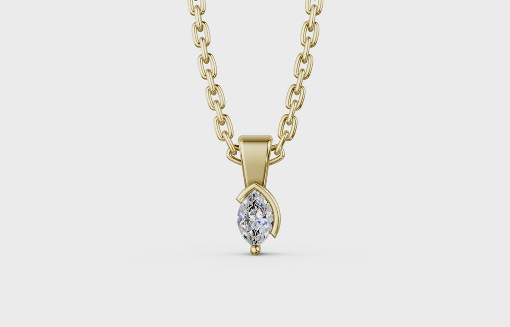 Touche's Semis Marquise Pendant