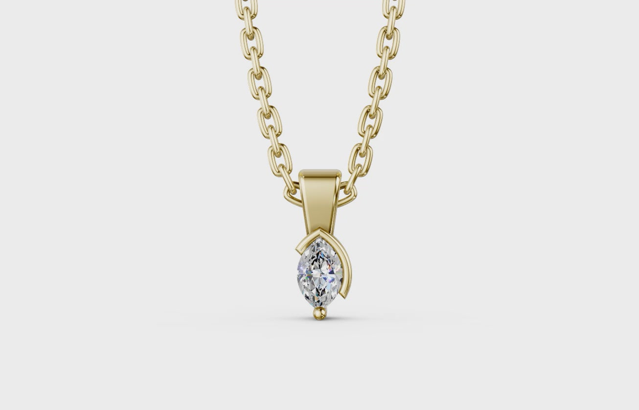 Touche's Semis Marquise Pendant