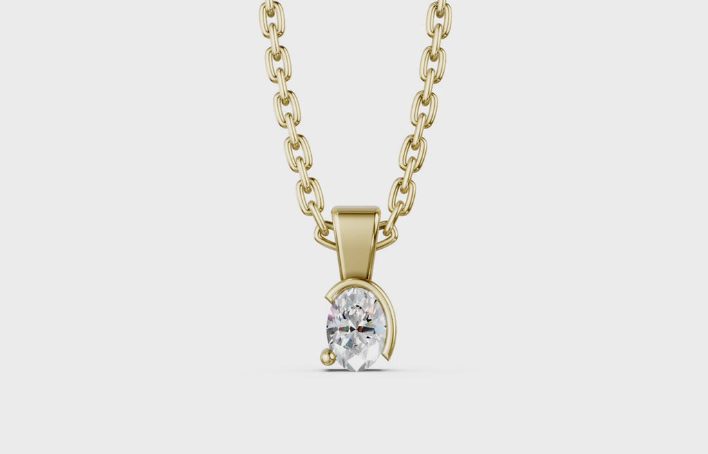 Touche's Semis Oval Pendant