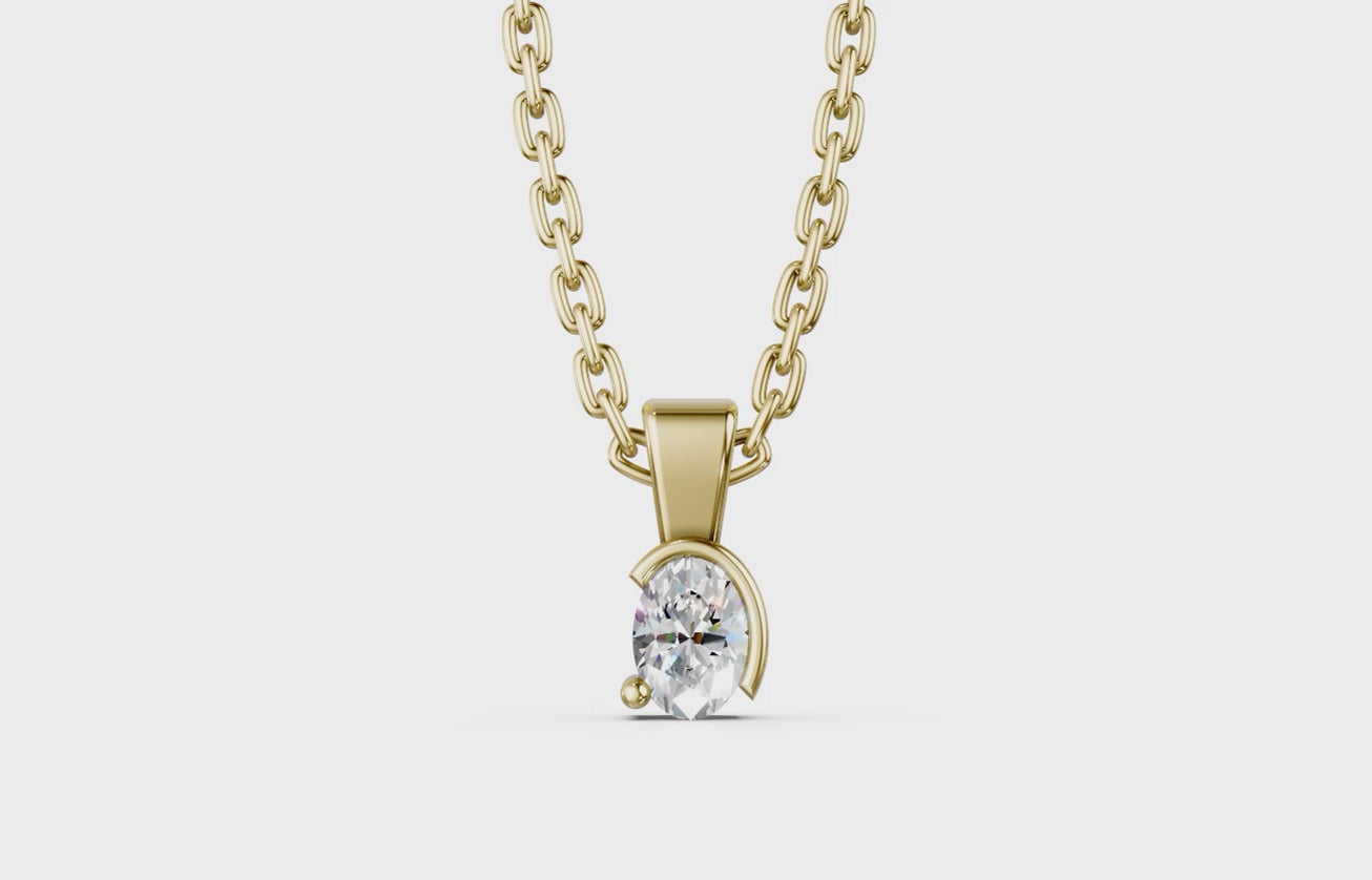 Touche's Semis Oval Pendant