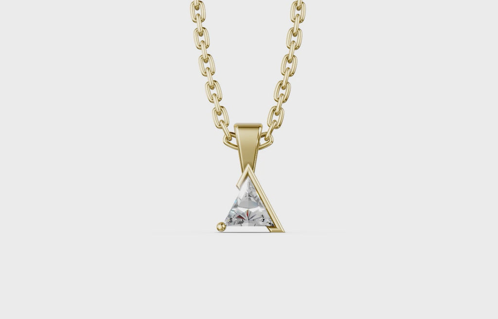 Touche's Semis Triangle Pendant