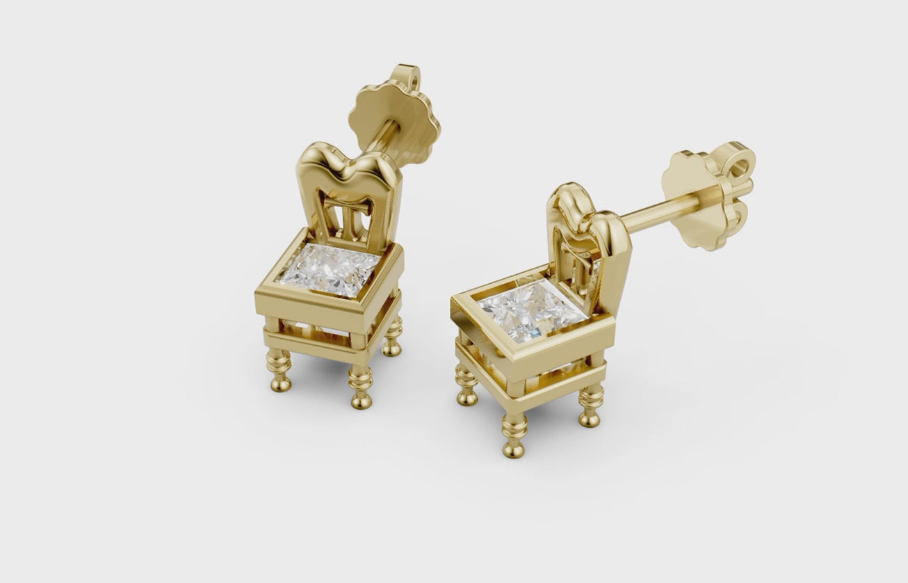 Touche My Throne Earrings